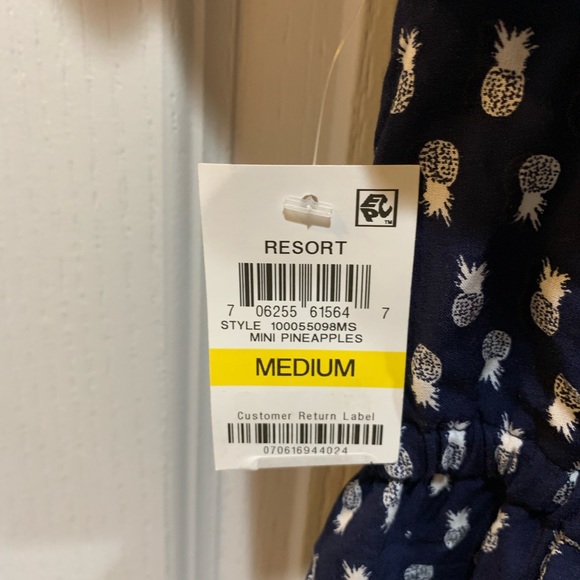 Maison Jules Womens Shoulder Romper Size M - Picture 7 of 8